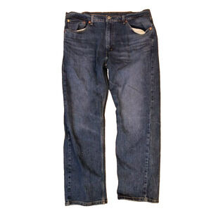Levis 505 Jeans Mens 38x30 (See Pics) Blue Regular Fit Mid Rise Straight